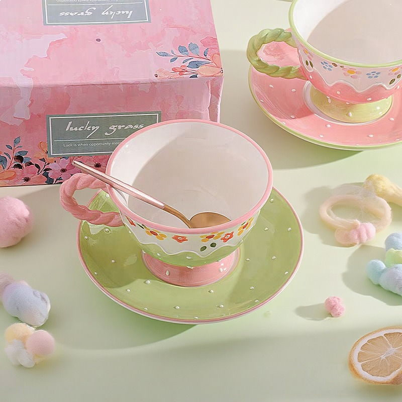 Korean Style Hand Painted Flor - огляд і ціна Korean Tea Set