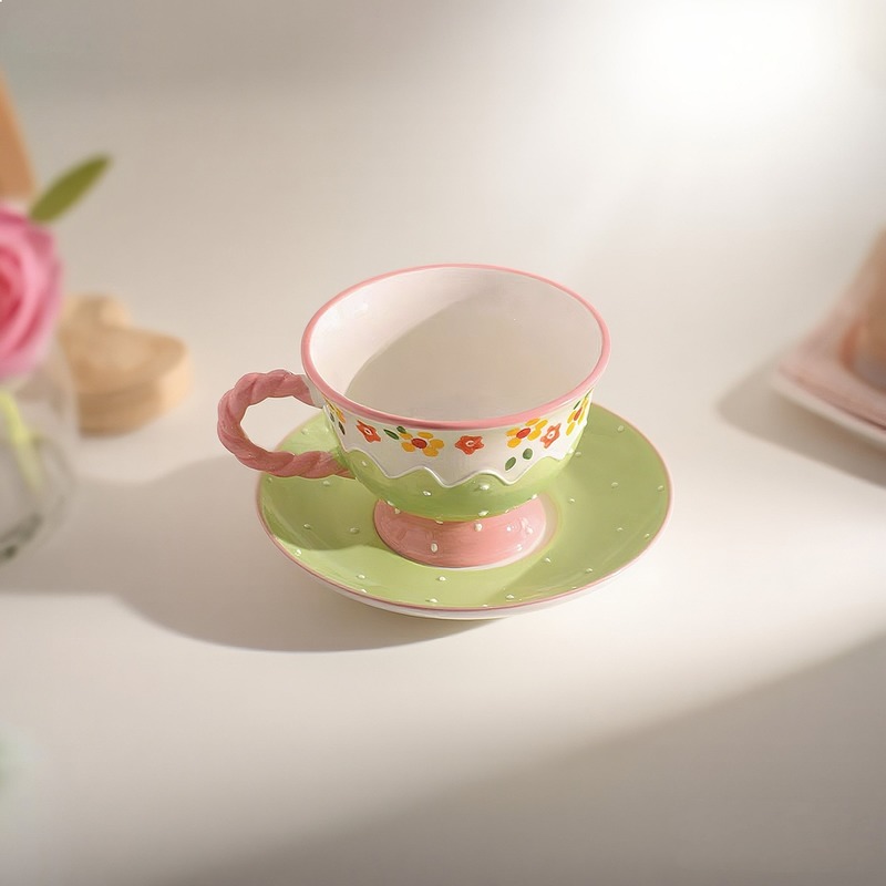 Korean Style Hand Painted Flor - огляд і ціна Korean Tea Set