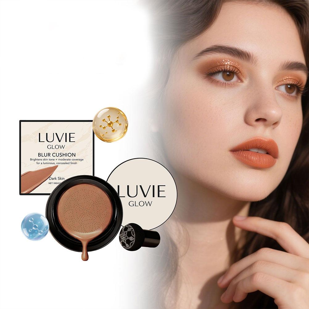 LUVIE GLOW Hydrating Mushroom  - огляд і ціна Bb Cushion Korean