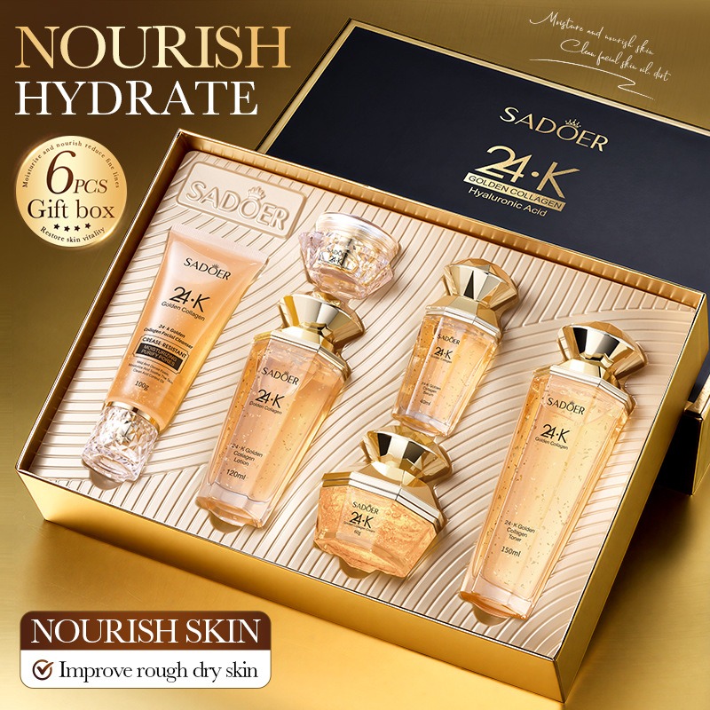 24K Gold Collagen Protein Skin - огляд і ціна Korean Skincare Routine