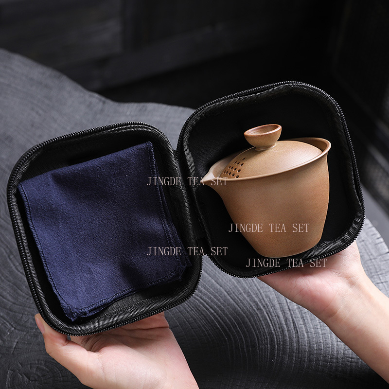 Rough Pottery Portable Travel  - огляд і ціна Korean Tea Set
