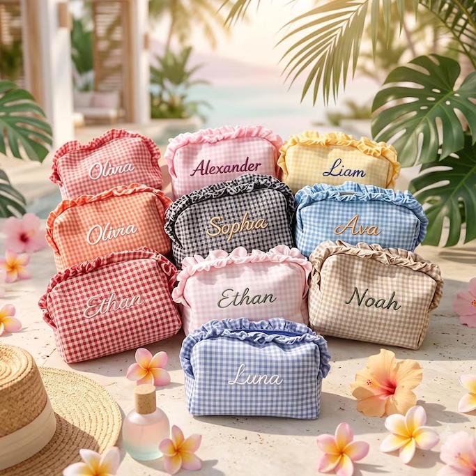 Custom Name Makeup Bag with De - огляд і ціна Korean Skincare Routine