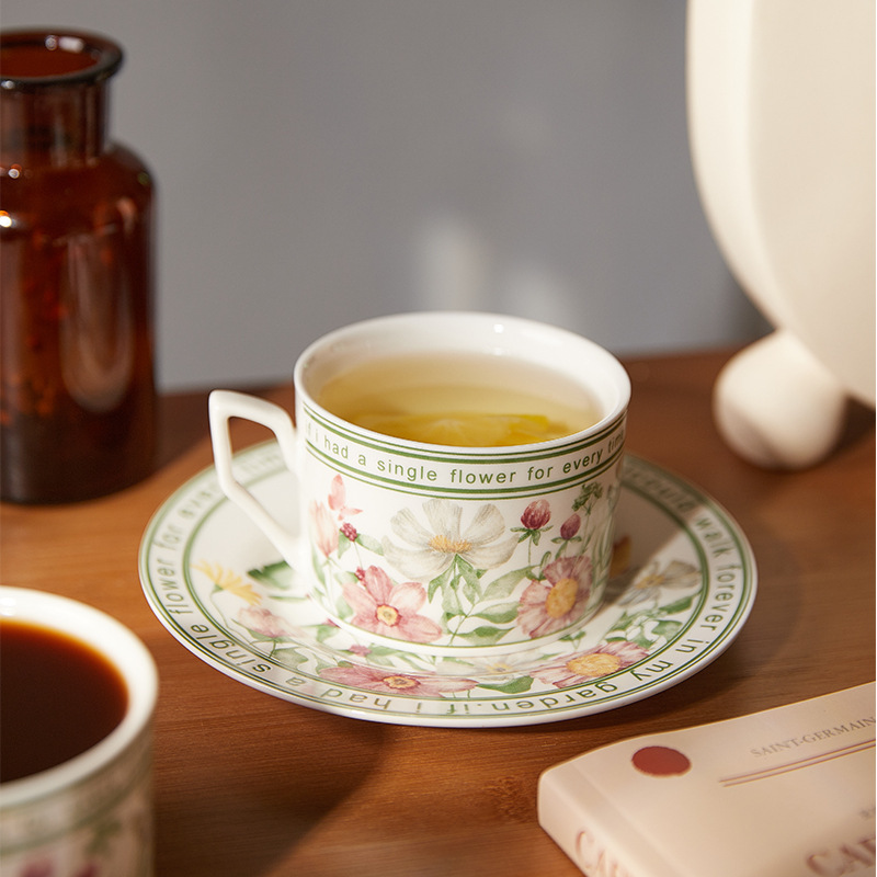 French Retro Style Coffee Cup  - огляд і ціна Korean Tea Set