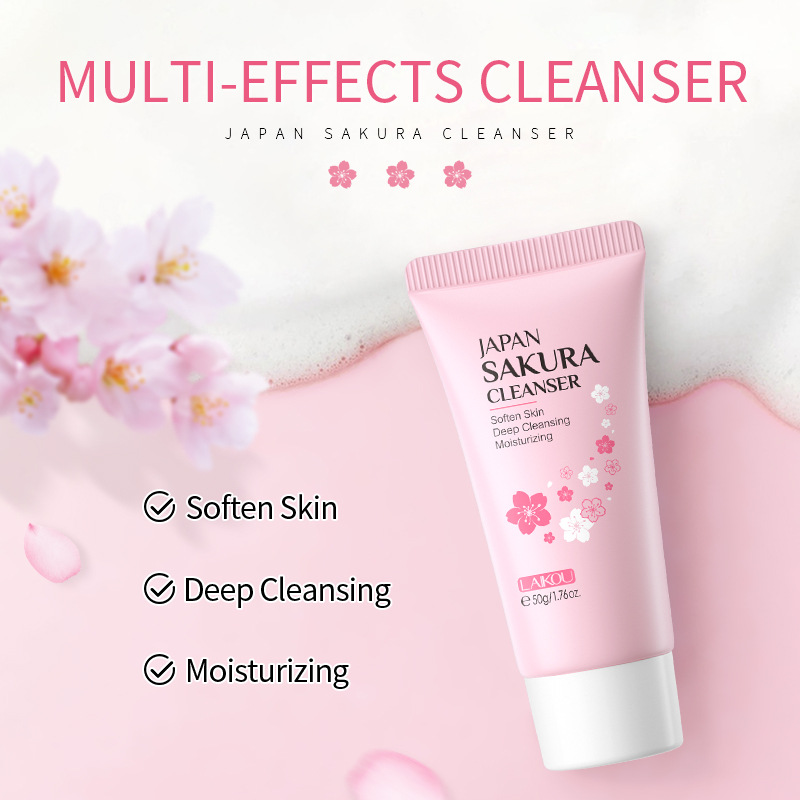 Sakura Facial Cleaner Korean F - огляд і ціна Korean Skincare Routine